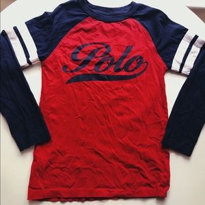 Ralph Lauren Polo Baseball Tee / Youth Small